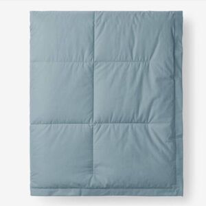 New The Company Store LaCrosse Premium Down Blanket, Sea Mist, King